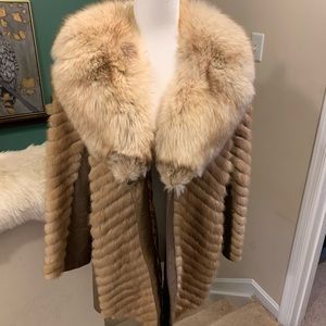 Rabbit and Fox Fur Coat